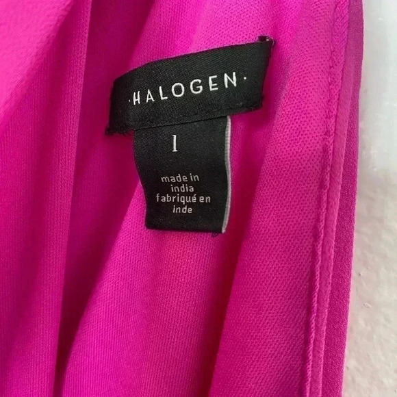 Halogen Sleeveless Halter Neck Jumpsuit in Taffy Pink - Picture 4 of 7